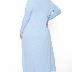 Gibiu Plus Size Lizah Tube Dress And Cardigan Set - Baby Blue New Arrivals 12 Gibiu Plus Size Lizah Tube Dress And Cardigan Set - Baby Blue New Arrivals