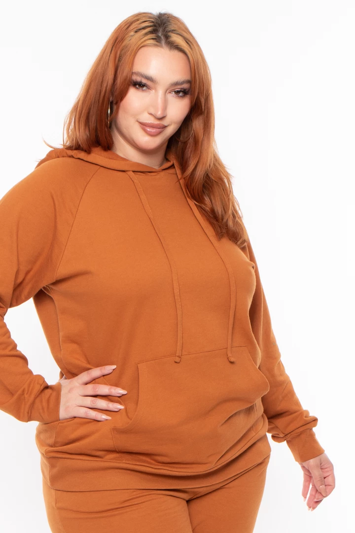Zenana Matching Sets Plus Size Annie Cozy Hoodie Set - Rust 7 Zenana Matching Sets Plus Size Annie Cozy Hoodie Set - Rust