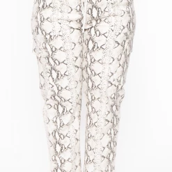 HIGHLIGHT Sale Plus Size Lark Snake Pants- Off White