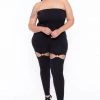 Curvy Sense Plus Size Alessa Cut Out Jumpsuit- Black