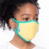 Curvy Sense Face Masks Kids Washable Face Mask For Ages 4-11 - Yellow