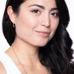 Curvy Sense Face Masks Face Mask Neck Chain & Mesh Carry Bag - Silver