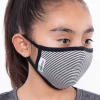 Curvy Sense Kids Washable Face Mask For Ages 4-11 - Black Stripe Face Masks 1 Curvy Sense Kids Washable Face Mask For Ages 4-11 - Black Stripe Face Masks