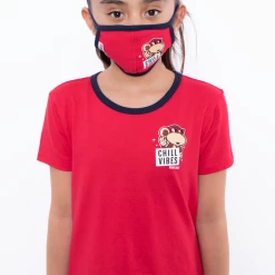 Bobby Jack Kids Mask & Shirt Set - Chill Vibes Matching Sets
