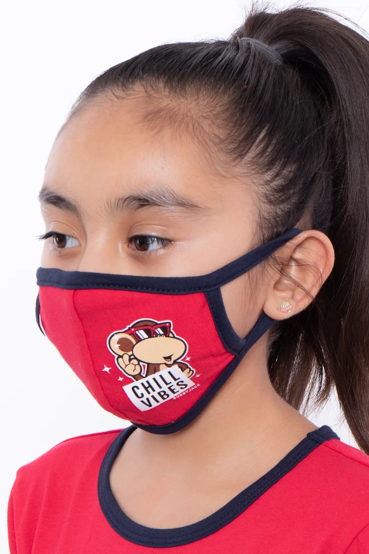 Curvy Sense Face Masks Kids Washable Bobby Jack Printed Face Mask - Ages 4 - 11 17 Curvy Sense Face Masks Kids Washable Bobby Jack Printed Face Mask - Ages 4 - 11