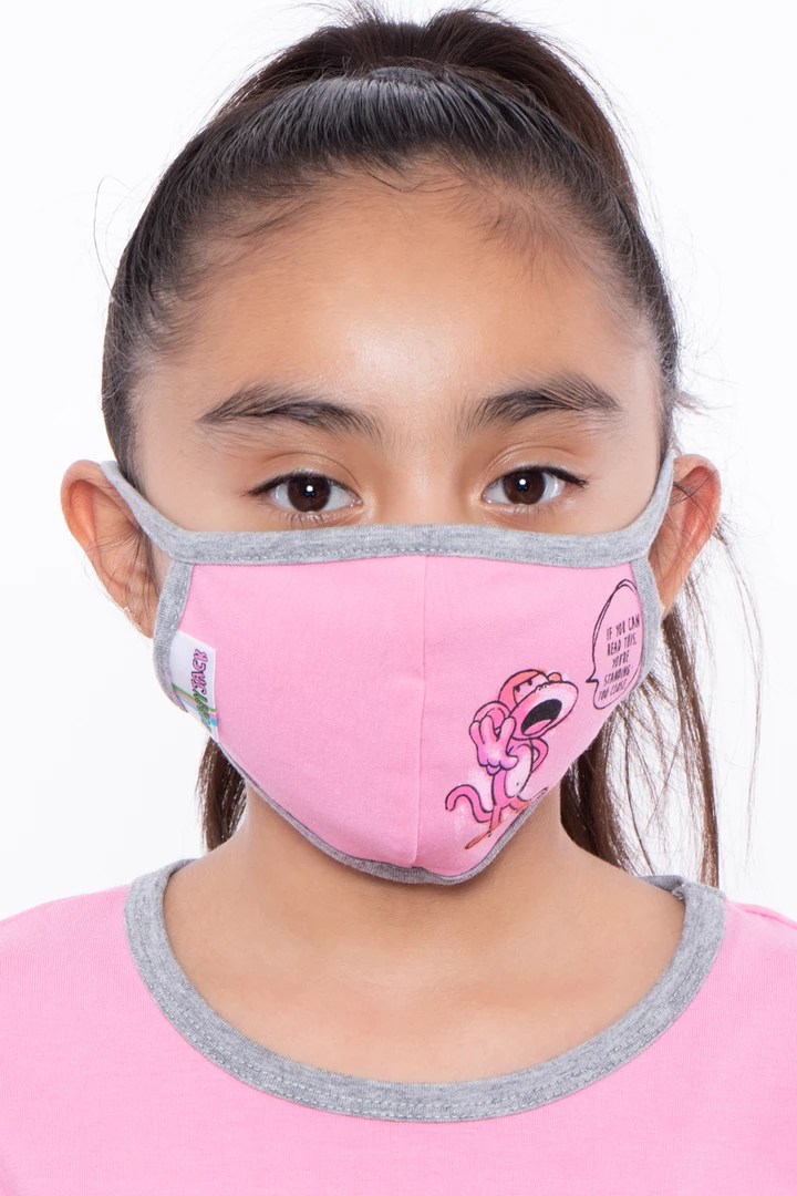Curvy Sense Face Masks Kids Washable Bobby Jack Printed Face Mask - Ages 4 - 11 14 Curvy Sense Face Masks Kids Washable Bobby Jack Printed Face Mask - Ages 4 - 11