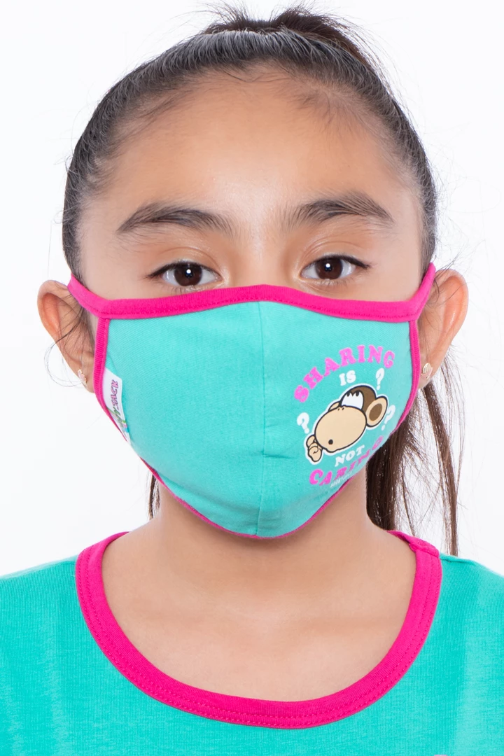 Curvy Sense Face Masks Kids Washable Bobby Jack Printed Face Mask - Ages 4 - 11 8 Curvy Sense Face Masks Kids Washable Bobby Jack Printed Face Mask - Ages 4 - 11