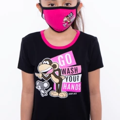 Bobby Jack Kids Mask & Shirt Set - Go Wash Your Hands Matching Sets