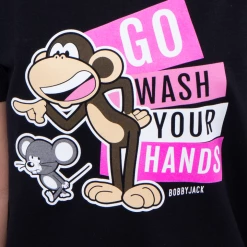 Bobby Jack Kids Mask & Shirt Set - Go Wash Your Hands Matching Sets