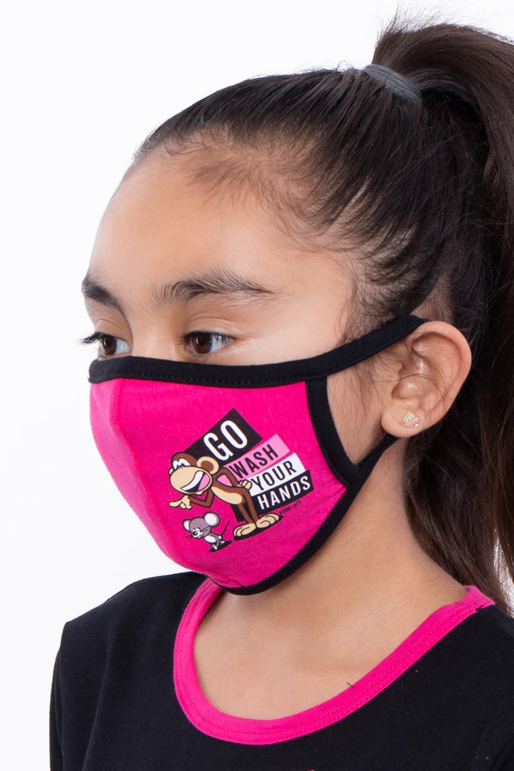 Curvy Sense Face Masks Kids Washable Bobby Jack Printed Face Mask - Ages 4 - 11 11 Curvy Sense Face Masks Kids Washable Bobby Jack Printed Face Mask - Ages 4 - 11