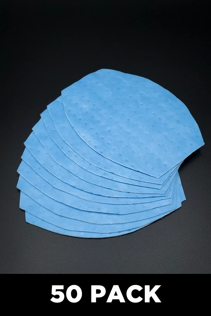 Curvy Sense Disposable 3-Layer Filters For Face Mask With Pocket - Adult 6 Curvy Sense Disposable 3-Layer Filters For Face Mask With Pocket - Adult