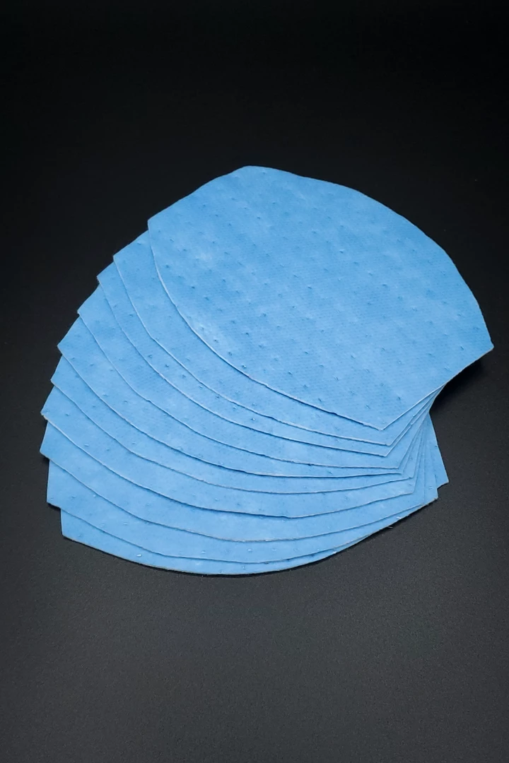 Curvy Sense Disposable 3-Layer Filters For Face Mask With Pocket - Adult 4 Curvy Sense Disposable 3-Layer Filters For Face Mask With Pocket - Adult