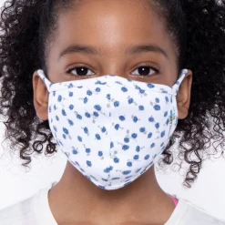 Curvy Sense Face Masks Kids Washable Fun Patterns Face Mask ( Ages 4 - 11 ) - Ditsy Sweet