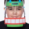 Curvy Sense Kids Graphic Transparent Clear Face Shield Face Masks