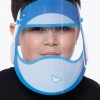 Curvy Sense Kids Graphic Transparent Clear Face Shield