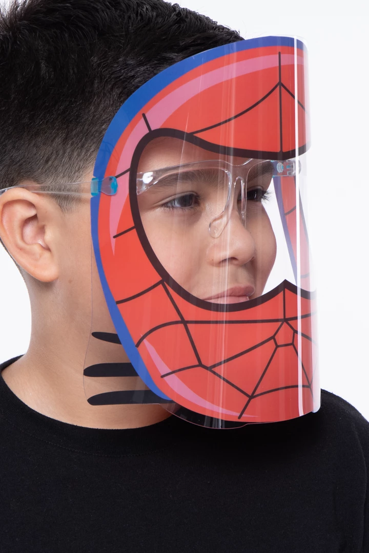 Curvy Sense Kids Graphic Transparent Clear Face Shield 6 Curvy Sense Kids Graphic Transparent Clear Face Shield