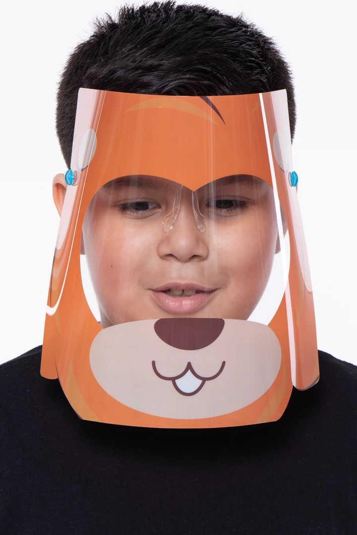 Curvy Sense Kids Graphic Transparent Clear Face Shield 7 Curvy Sense Kids Graphic Transparent Clear Face Shield