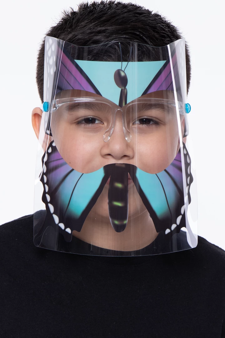 Curvy Sense Kids Graphic Transparent Clear Face Shield 3 Curvy Sense Kids Graphic Transparent Clear Face Shield