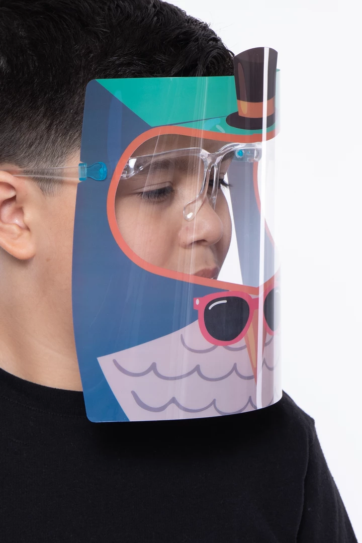 Curvy Sense Kids Graphic Transparent Clear Face Shield 14 Curvy Sense Kids Graphic Transparent Clear Face Shield