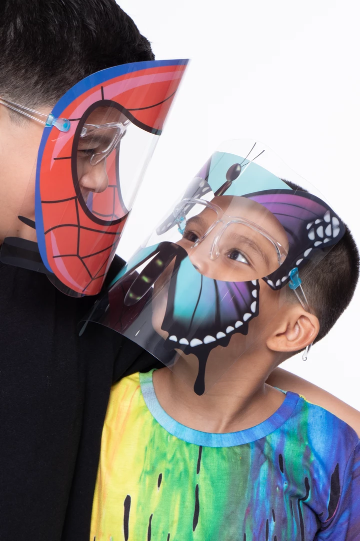 Curvy Sense Kids Graphic Transparent Clear Face Shield 15 Curvy Sense Kids Graphic Transparent Clear Face Shield