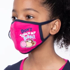 Curvy Sense Kids Washable Bobby Jack Printed Face Mask - Ages 4 - 11 Face Masks