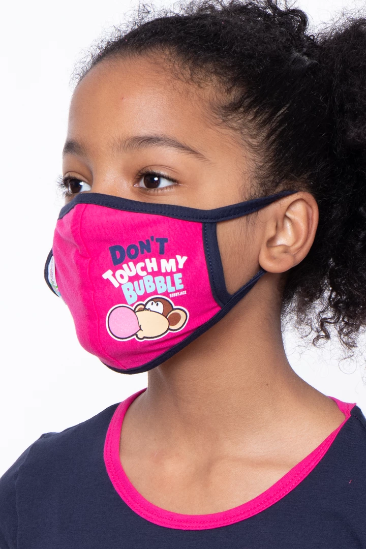 Curvy Sense Face Masks Kids Washable Bobby Jack Printed Face Mask - Ages 4 - 11 5 Curvy Sense Face Masks Kids Washable Bobby Jack Printed Face Mask - Ages 4 - 11