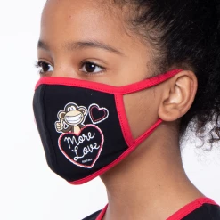 Matching Sets Bobby Jack Kids Mask & Shirt Set - More Love