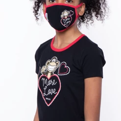 Matching Sets Bobby Jack Kids Mask & Shirt Set - More Love