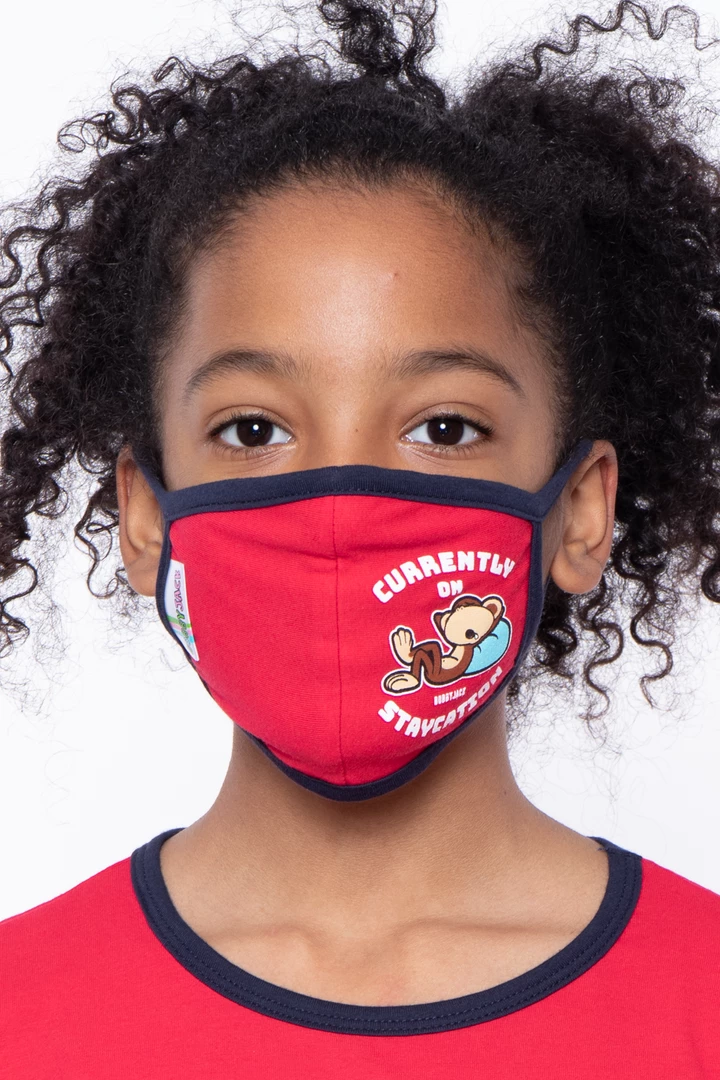 Curvy Sense Face Masks Kids Washable Bobby Jack Printed Face Mask - Ages 4 - 11 10 Curvy Sense Face Masks Kids Washable Bobby Jack Printed Face Mask - Ages 4 - 11
