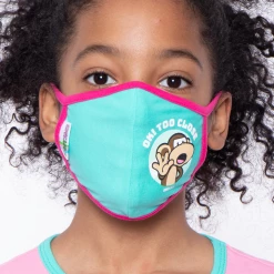 Curvy Sense Kids Washable Bobby Jack Printed Face Mask - Ages 4 - 11 Face Masks