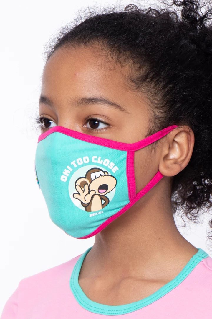 Curvy Sense Kids Washable Bobby Jack Printed Face Mask - Ages 4 - 11 Face Masks 18 Curvy Sense Kids Washable Bobby Jack Printed Face Mask - Ages 4 - 11 Face Masks