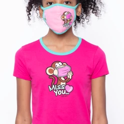 Bobby Jack Kids Mask & Shirt Set - Miss You Matching Sets