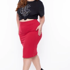 Curvy Sense Plus Size AC/DC Graphic Tee - Black