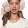 Illuma Fashion Basic Fluffy Faux Fur Ear Muffs - Beige