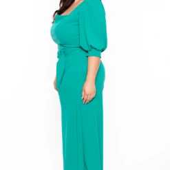 KATY USA Plus Size Valentina Contemporary Set - Teal