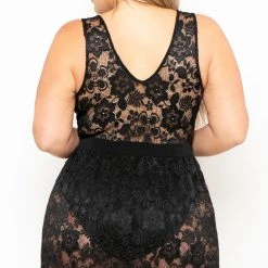 Curvy Sense Plus Size Alexandra 2.0 Lace Dress - Black