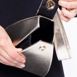 Impulse Monrovia Structured Pyramid Bag - Gold