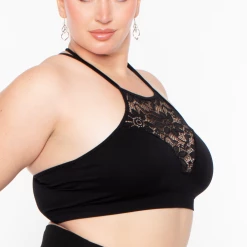 Ambiance Plus Size Biker Short- Black Bottoms