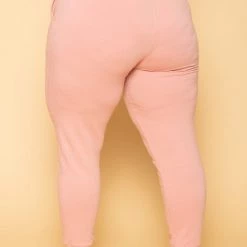 Ambiance Plus Size Sweat Jogger - Mauve