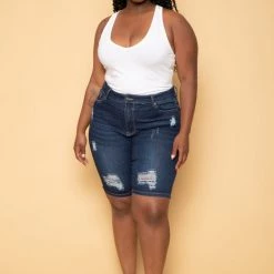 Ambiance Plus Size V-Neck Bodysuit - White