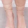 Azalea Wang Sake Bomb Wrap Around Pointy Stilettos - Nude Footwear