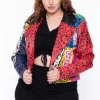 Plus Size Azalea Wang Leopard Faux Leather Moto Jacket - Red Multi Outerwear 1 Plus Size Azalea Wang Leopard Faux Leather Moto Jacket - Red Multi Outerwear