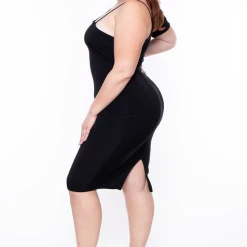 Bluebell Little Black Styles Plus Size One Shoulder Keyhole Dress - Black 10 Bluebell Little Black Styles Plus Size One Shoulder Keyhole Dress - Black