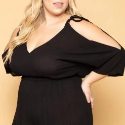 Bluebell Plus Size Courtney Jumpsuit - Black