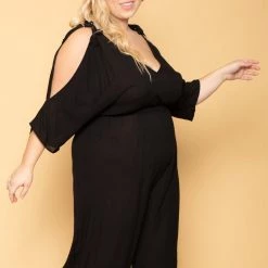 Bluebell Plus Size Courtney Jumpsuit - Black