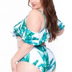 CACELIN Swimwear Plus Size Kailani Bikini Set- Green