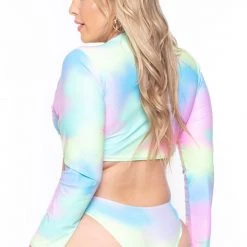 Cacelin Plus Size Veronica 3 Piece Bikini Set- Multi 7 Cacelin Plus Size Veronica 3 Piece Bikini Set- Multi