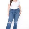 Cello Jeans Plus Size Laina Flare Jeans - Medium Wash New Arrivals 2 Cello Jeans Plus Size Laina Flare Jeans - Medium Wash New Arrivals