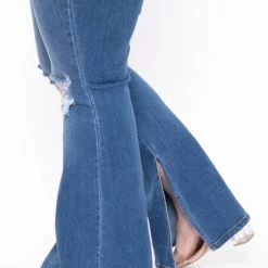 Cello Jeans Plus Size Laina Flare Jeans - Medium Wash New Arrivals