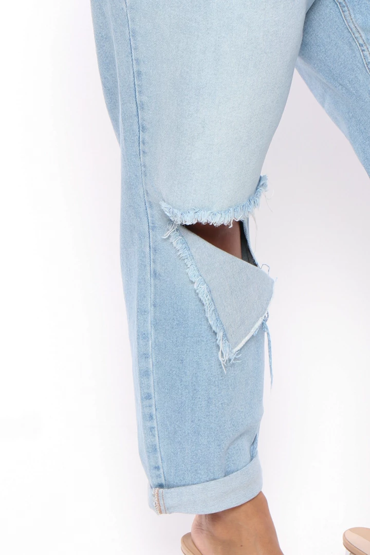 Cello Jeans Plus Size Girlfriend Destroyed Jean - Light Wash 6 Cello Jeans Plus Size Girlfriend Destroyed Jean - Light Wash